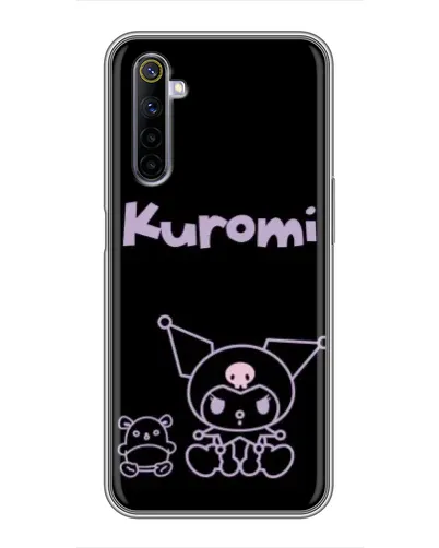 Чехол для Realme 6 с картинкой «Kuromi — черный минимализм» Чехол для Realme 6 с картинкой «Kuromi — черный минимализм»