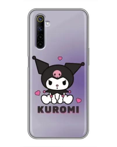 Чехол для Realme 6 с картинкой «Kuromi — фиолетовый арт» Чехол для Realme 6 с картинкой «Kuromi — фиолетовый арт»