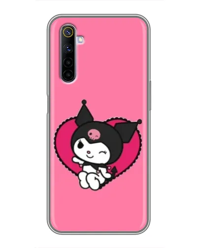 Чехол для Realme 6 с картинкой «Kuromi — любовь в сердце» Чехол для Realme 6 с картинкой «Kuromi — любовь в сердце»