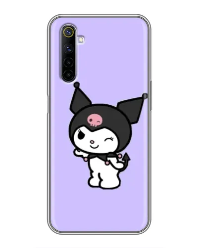 Чехол для Realme 6 с картинкой «Классическая Kuromi» Чехол для Realme 6 с картинкой «Классическая Kuromi»