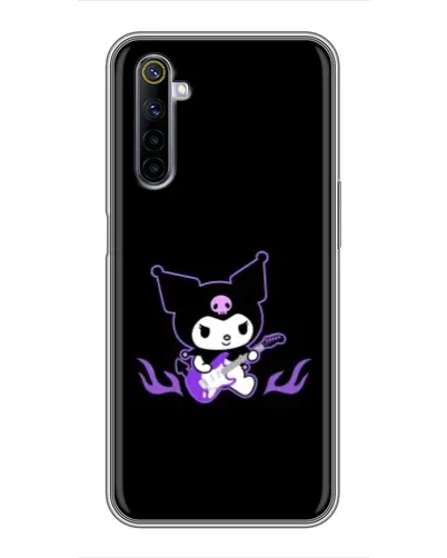 Чехол для Realme 6 с картинкой «Электрическая Kuromi» Чехол для Realme 6 с картинкой «Электрическая Kuromi»