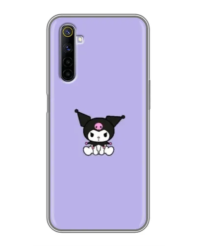 Чехол для Realme 6 с картинкой «Kuromi — фиолетовый минимализм» Чехол для Realme 6 с картинкой «Kuromi — фиолетовый минимализм»