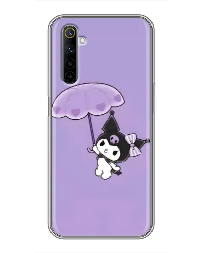 Чехол для Realme 6 с картинкой «Kuromi с зонтиком» Чехол для Realme 6 с картинкой «Kuromi с зонтиком»