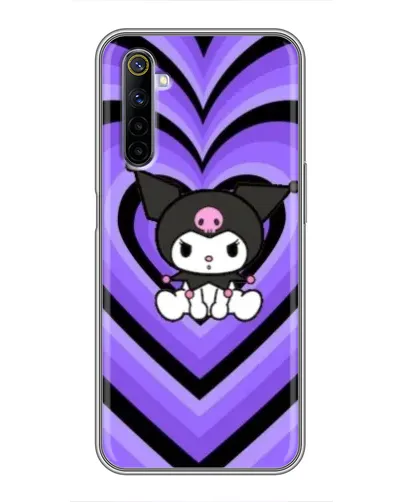 Чехол для Realme 6 с картинкой «Kuromi и фиолетовые сердца» Чехол для Realme 6 с картинкой «Kuromi и фиолетовые сердца»