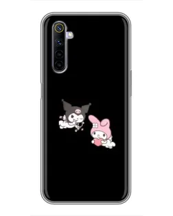 Чехол для Realme 6 с картинкой «My Melody и Kuromi»