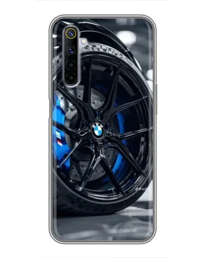 Чехол для Realme 6 с картинкой «Колесо BMW вблизи» Чехол для Realme 6 с картинкой «Колесо BMW вблизи»