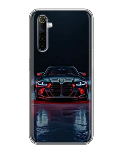 Чехол для Realme 6 с картинкой «BMW на мокрой дороге» Чехол для Realme 6 с картинкой «BMW на мокрой дороге»