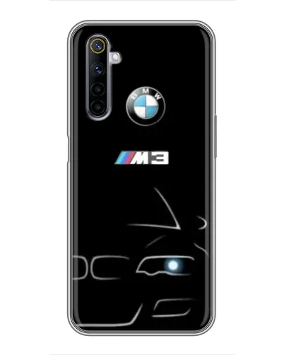 Чехол для Realme 6 с картинкой «Минималистичный принт BMW M3» Чехол для Realme 6 с картинкой «Минималистичный принт BMW M3»
