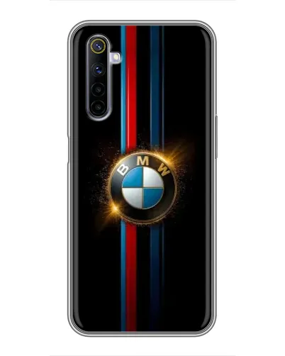 Чехол для Realme 6 с картинкой «BMW M-Power неон» Чехол для Realme 6 с картинкой «BMW M-Power неон»