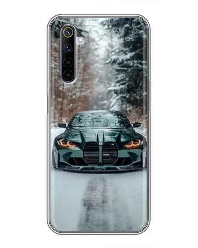 Чехол для Realme 6 с картинкой «BMW в зимнем лесу» Чехол для Realme 6 с картинкой «BMW в зимнем лесу»