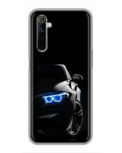 Чехол для Realme 6 с картинкой «BMW — ночной взгляд» Чехол для Realme 6 с картинкой «BMW — ночной взгляд»