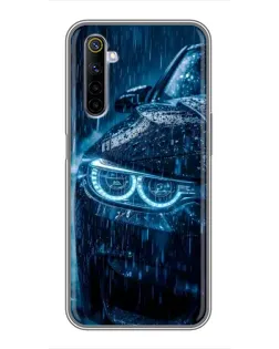 Чехол для Realme 6 с картинкой «BMW под дождем» Чехол для Realme 6 с картинкой «BMW под дождем»