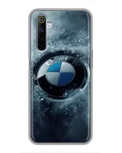 Чехол для Realme 6 с картинкой «Логотип BMW — лед» Чехол для Realme 6 с картинкой «Логотип BMW — лед»