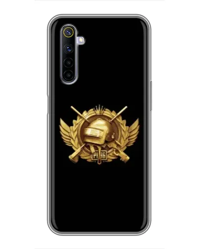Чехол для Realme 6 с картинкой «PUBG — оранжевый градиент» Чехол для Realme 6 с картинкой «PUBG — оранжевый градиент»