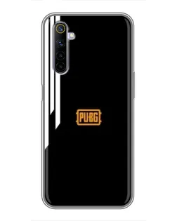 Чехол для Realme 6 с картинкой «PUBG — вертикальные линии»