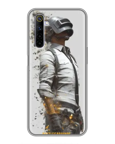 Чехол для Realme 6 с картинкой «PUBG — боец в пыли» Чехол для Realme 6 с картинкой «PUBG — боец в пыли»