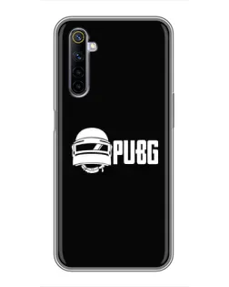 Чехол для Realme 6 с картинкой «PUBG — классический лого»