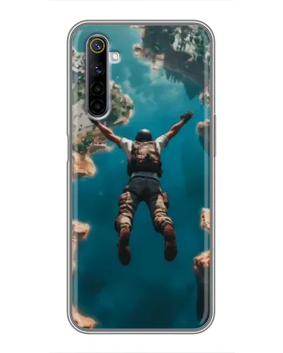 Чехол для Realme 6 с картинкой «PUBG — свободное падение» Чехол для Realme 6 с картинкой «PUBG — свободное падение»
