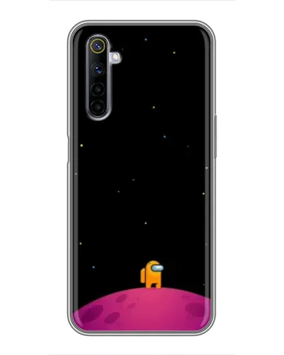 Чехол для Realme 6 с картинкой «Одинокий герой на планете» Чехол для Realme 6 с картинкой «Одинокий герой на планете»