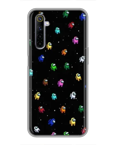 Чехол для Realme 6 с картинкой «Экипаж Among Us» Чехол для Realme 6 с картинкой «Экипаж Among Us»
