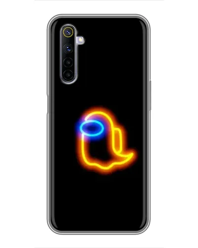 Чехол для Realme 6 с картинкой «Among Us неоновое сияние» Чехол для Realme 6 с картинкой «Among Us неоновое сияние»