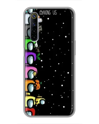 Чехол для Realme 6 с картинкой «Команда Among Us» Чехол для Realme 6 с картинкой «Команда Among Us»