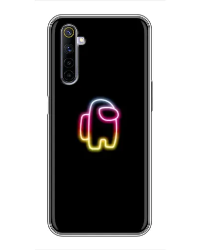 Чехол для Realme 6 с картинкой «Among Us градиент» Чехол для Realme 6 с картинкой «Among Us градиент»
