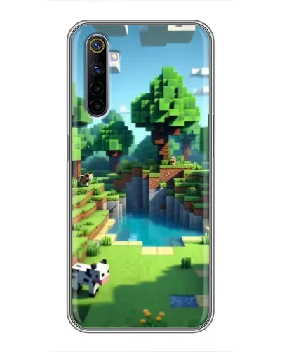 Чехол для Realme 6 с картинкой «Minecraft летний день» Чехол для Realme 6 с картинкой «Minecraft летний день»