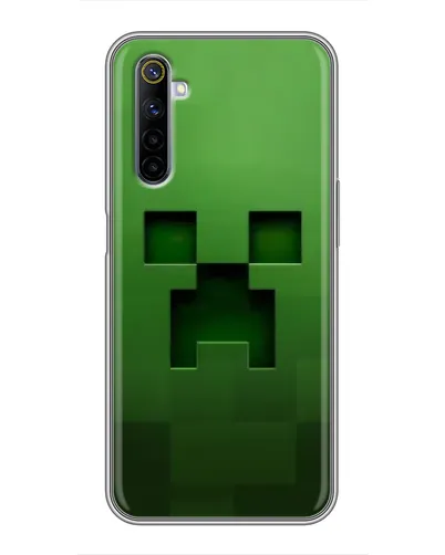 Чехол для Realme 6 с картинкой «Крипер микро-дизайн» Чехол для Realme 6 с картинкой «Крипер микро-дизайн»
