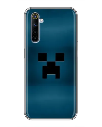 Чехол для Realme 6 с картинкой «Крипер текстура» Чехол для Realme 6 с картинкой «Крипер текстура»