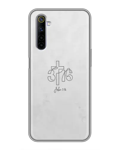 Чехол для Realme 6 с картинкой «Иоанна 3:16 Крест» Чехол для Realme 6 с картинкой «Иоанна 3:16 Крест»
