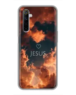 Чехол для Realme 6 с картинкой «Сияние Имени Jesus»
