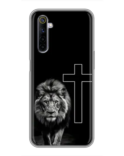 Чехол для Realme 6 с картинкой «Лев и Крест» Чехол для Realme 6 с картинкой «Лев и Крест»