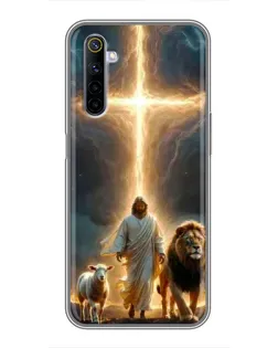Чехол для Realme 6 с картинкой «Лев Иуды и Свет»