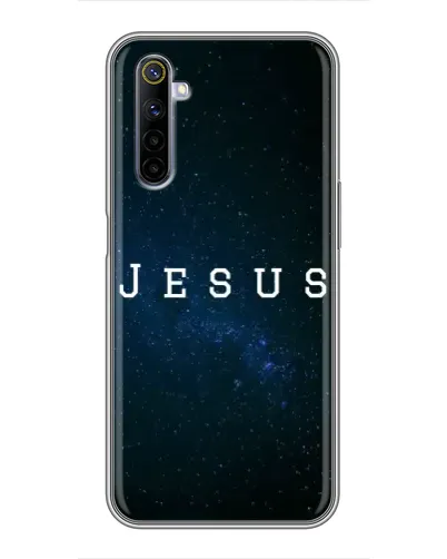 Чехол для Realme 6 с картинкой «Звездное небо Jesus» Чехол для Realme 6 с картинкой «Звездное небо Jesus»