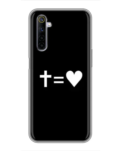 Чехол для Realme 6 с картинкой «Крест и Сердце» Чехол для Realme 6 с картинкой «Крест и Сердце»