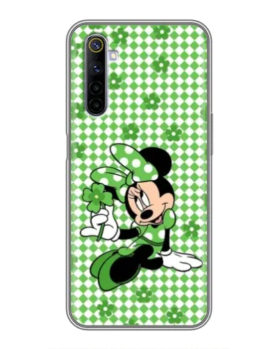 Чехол для Realme 6 с картинкой «Mickey в клетку»