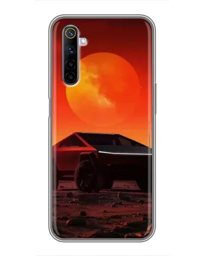 Чехол для Realme 6 с картинкой «Cybertruck на Марсе» Чехол для Realme 6 с картинкой «Cybertruck на Марсе»