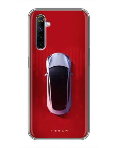 Чехол для Realme 6 с картинкой «Tesla Top View» Чехол для Realme 6 с картинкой «Tesla Top View»