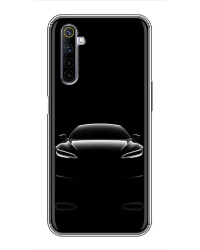 Чехол для Realme 6 с картинкой «Силуэт Tesla Night» Чехол для Realme 6 с картинкой «Силуэт Tesla Night»