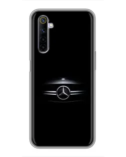 Чохол для Realme 6 з картинкою «Mercedes — абстрактні лінії»