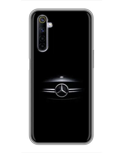 Чехол для Realme 6 с картинкой «Mercedes — абстрактные линии» Чехол для Realme 6 с картинкой «Mercedes — абстрактные линии»