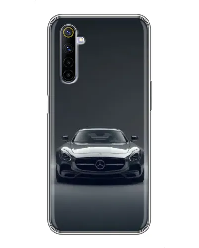 Чехол для Realme 6 с картинкой «Mercedes на черном» Чехол для Realme 6 с картинкой «Mercedes на черном»