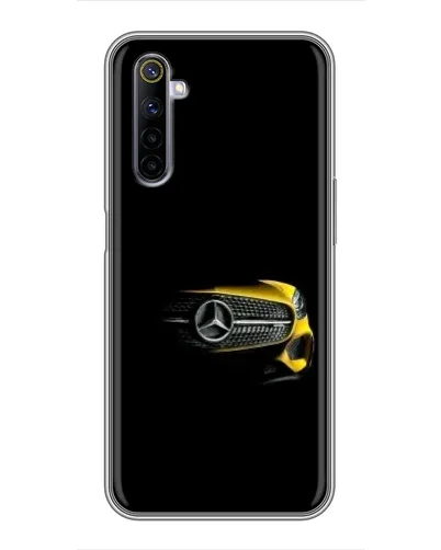 Чехол для Realme 6 с картинкой «Mercedes — ретро стиль» Чехол для Realme 6 с картинкой «Mercedes — ретро стиль»