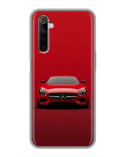 Чехол для Realme 6 с картинкой «Красный Mercedes AMG» Чехол для Realme 6 с картинкой «Красный Mercedes AMG»