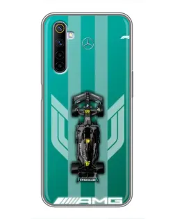 Чехол для Realme 6 с картинкой «Mercedes AMG Petronas»