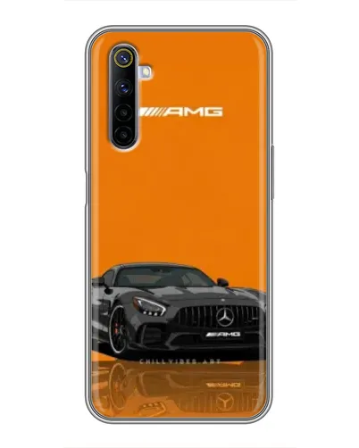 Чехол для Realme 6 с картинкой «Оранжевый Mercedes AMG» Чехол для Realme 6 с картинкой «Оранжевый Mercedes AMG»