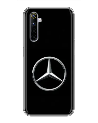 Чехол для Realme 6 с картинкой «Mercedes классический лого» Чехол для Realme 6 с картинкой «Mercedes классический лого»