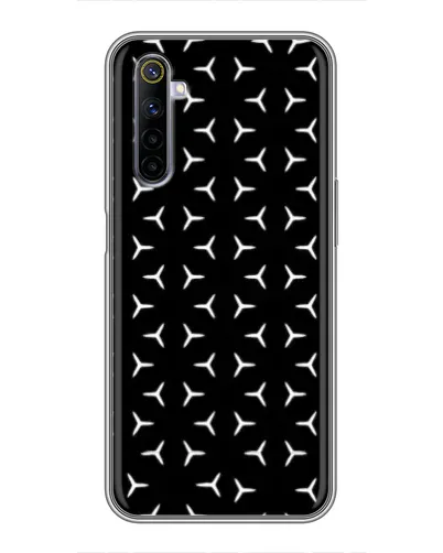 Чехол для Realme 6 с картинкой «Mercedes паттерн звезд» Чехол для Realme 6 с картинкой «Mercedes паттерн звезд»