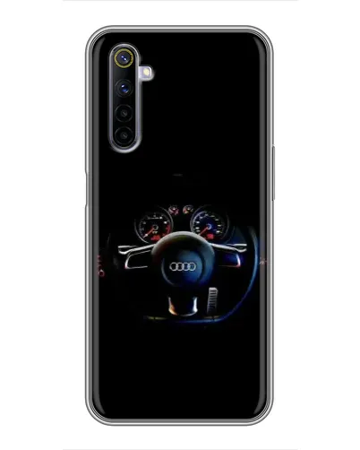 Чехол для Realme 6 с картинкой «Салон Audi — руль» Чехол для Realme 6 с картинкой «Салон Audi — руль»